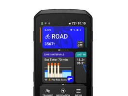 Garmin Edge 1060 — ecranul principal