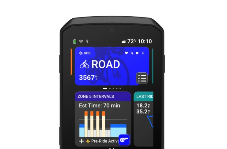 Garmin Edge 1060 — ecranul principal