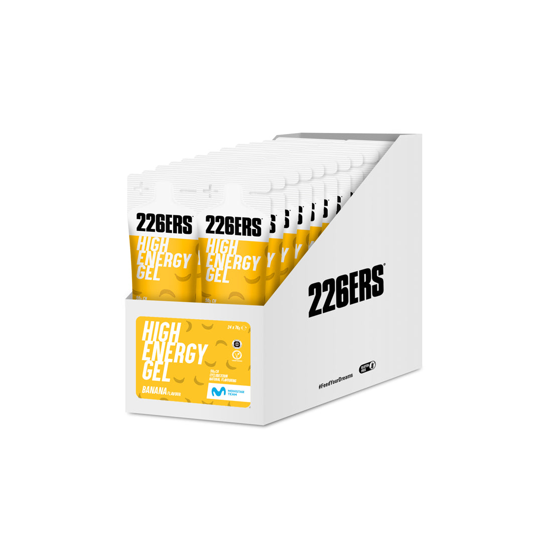 Gel energizant 226ers High Energy Gel 76g - banană - bax 24 buc