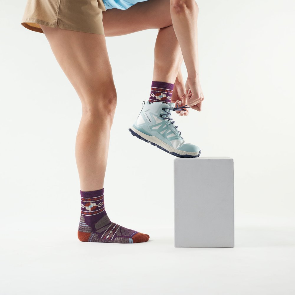 Smartwool Hike Retro Floral Mid Crew