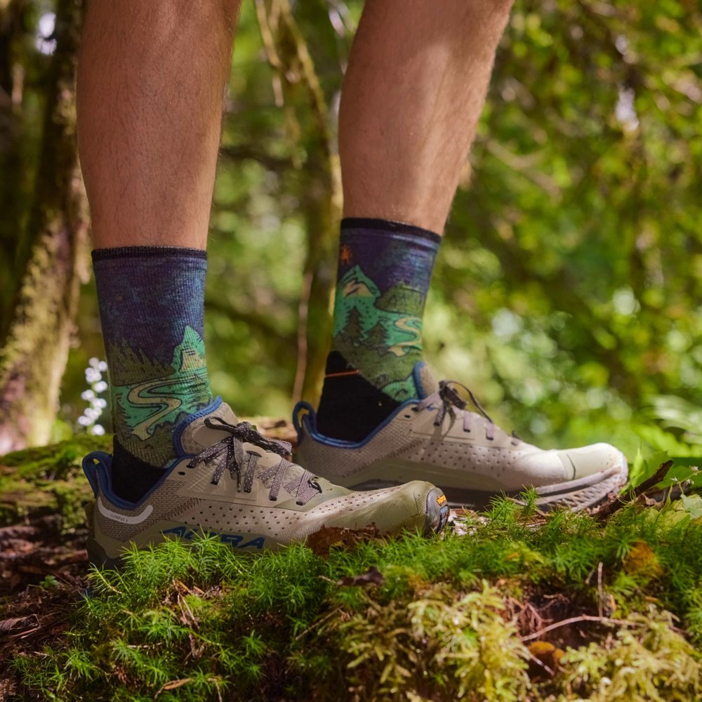 Smartwool Trail Run Neature Print Crew
