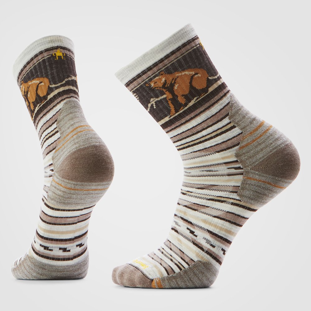 Smartwool Hike Bear Stripe Mid Crew