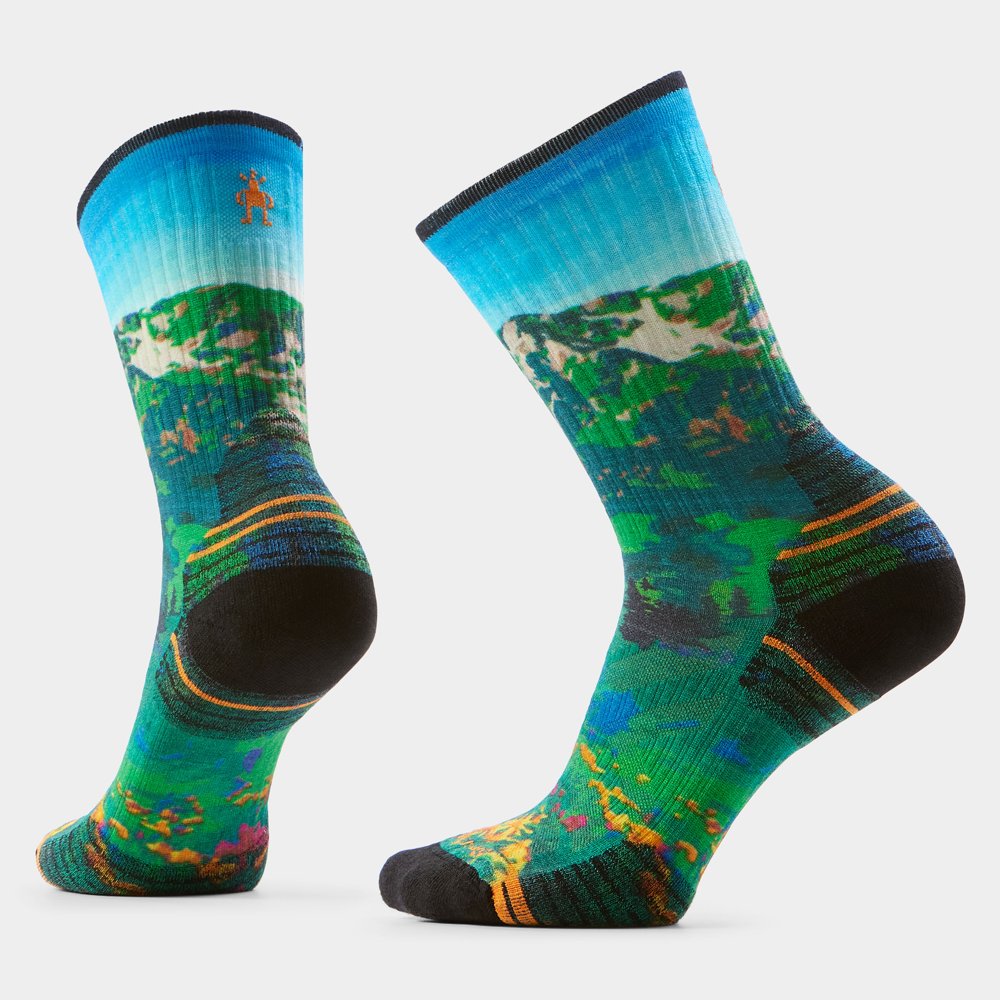 Smartwool Hike Mountain Lake Print Crew