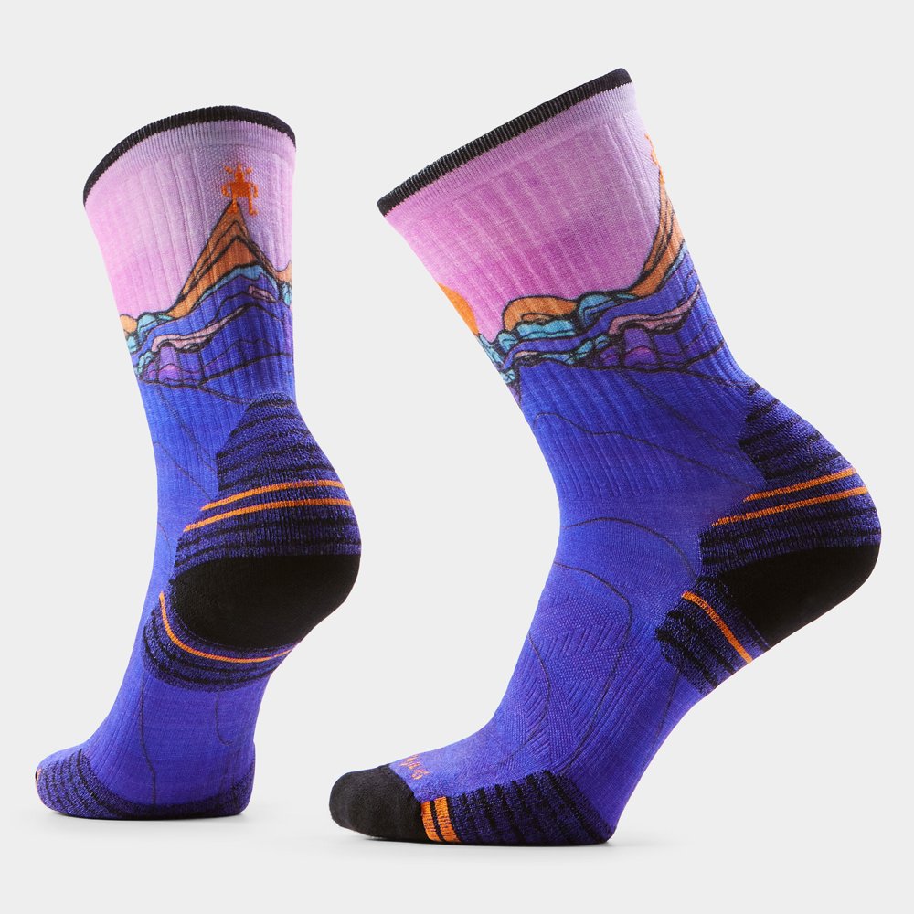 Smartwool Hike Mountain Sunrise Print Crew