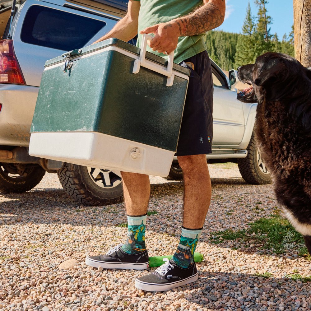 Smartwool Hike Trail Trekker Print Crew