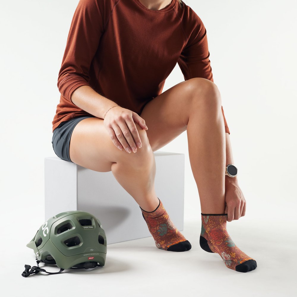 Smartwool Bike Paisley Print Ankle