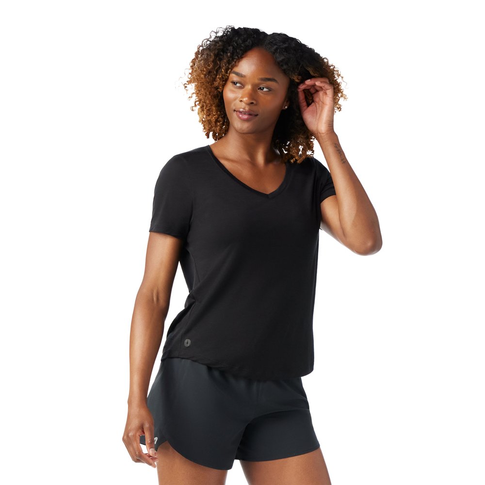 Smartwool Active Ultralite V-Neck Short Sleeve