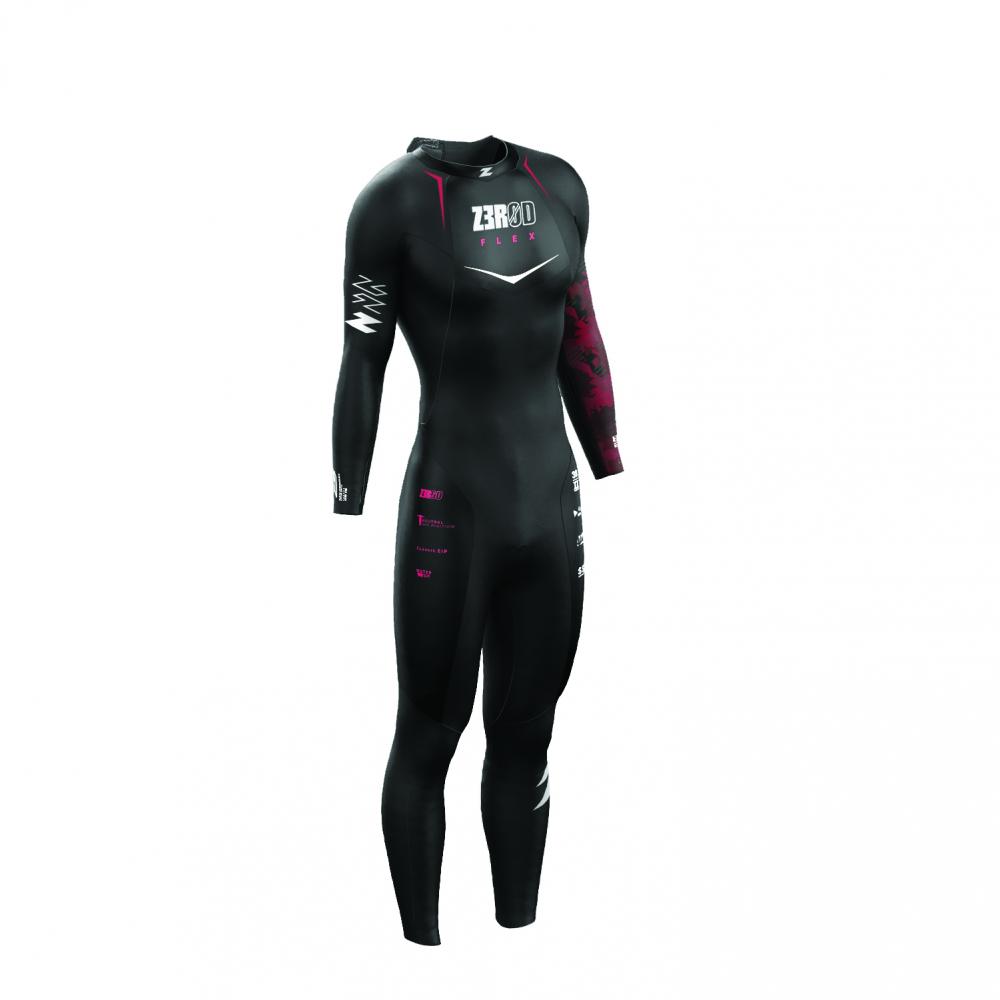 Z3R0D - costum neopren barbati Flex wetsuit - negru rosu