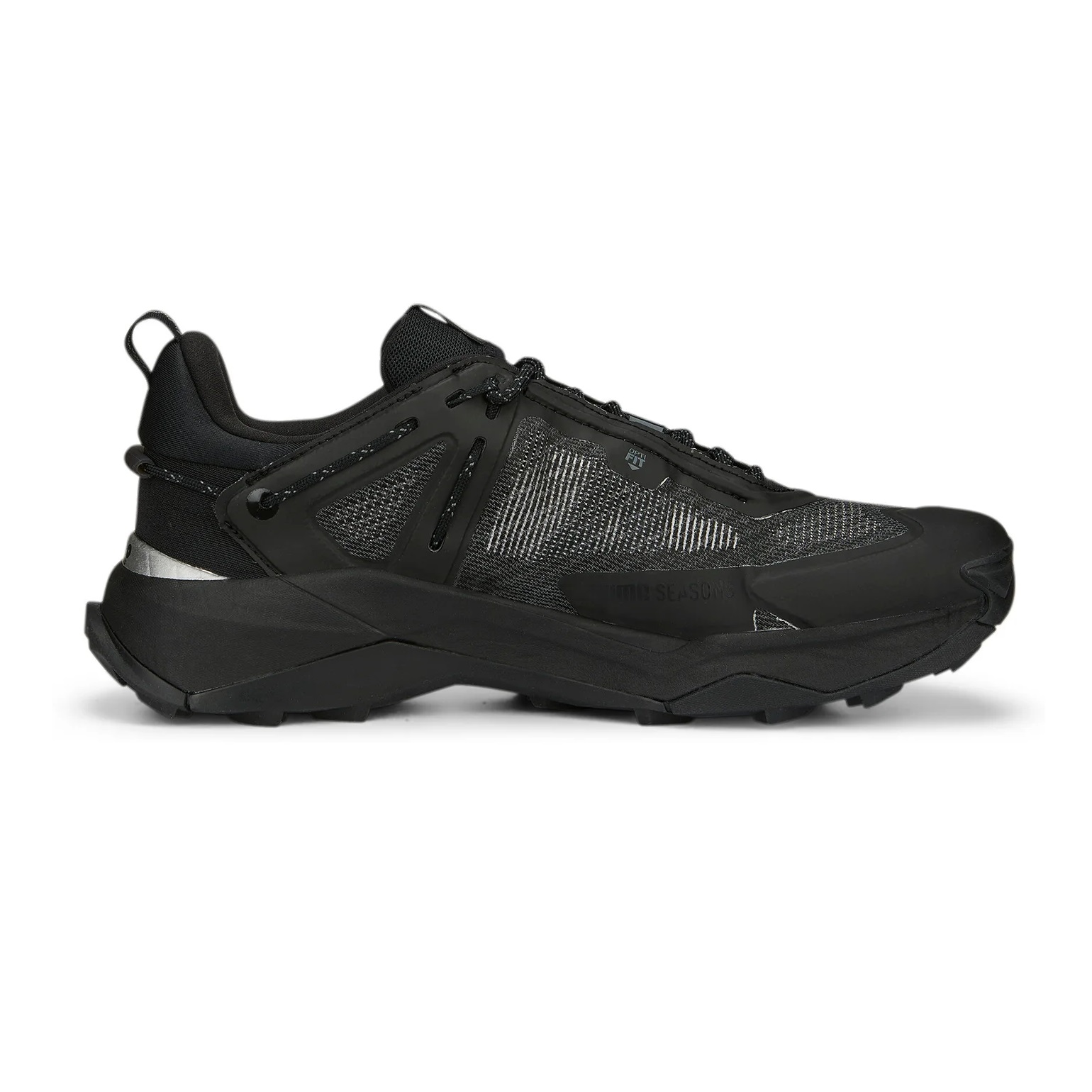 Puma - pantofi alergare trail pentru barbati Explore NITRO GTX - negri gri argintiu