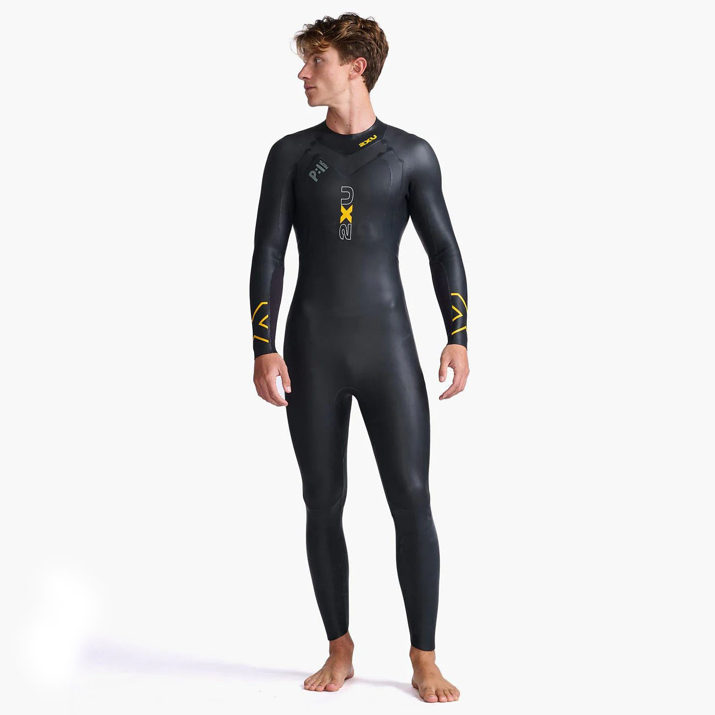 2XU - costum neopren P:1 Propel Wetsuit pentru barbati - negru portocaliu