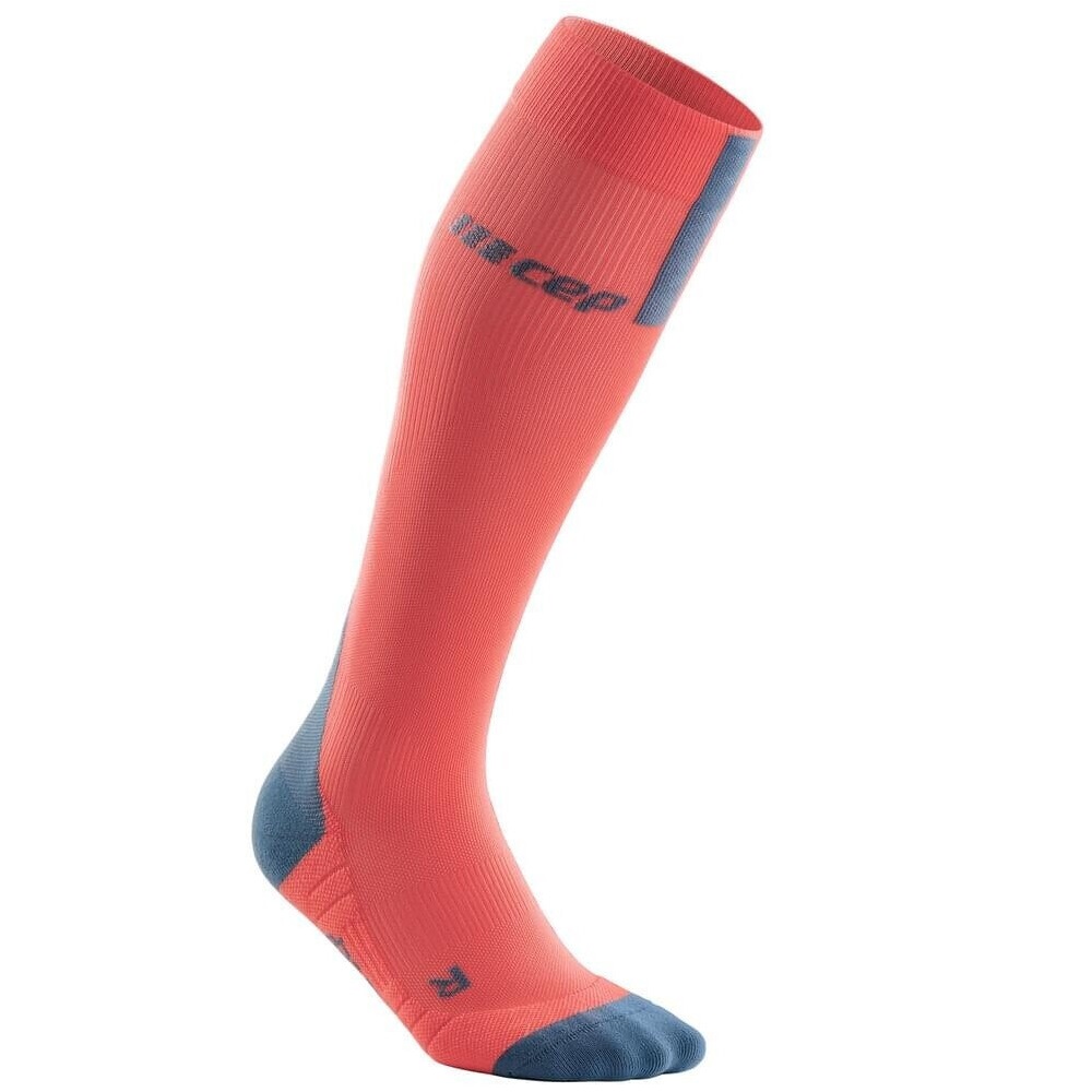 CEP - Sosete compresie alergare pentru femei 3.0 women socks - coral gri