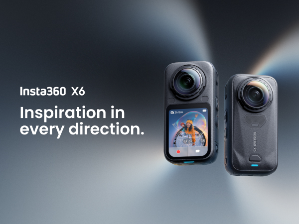 Insta360 X6 – cameră video sport 360° 8K, Essentials Bundle