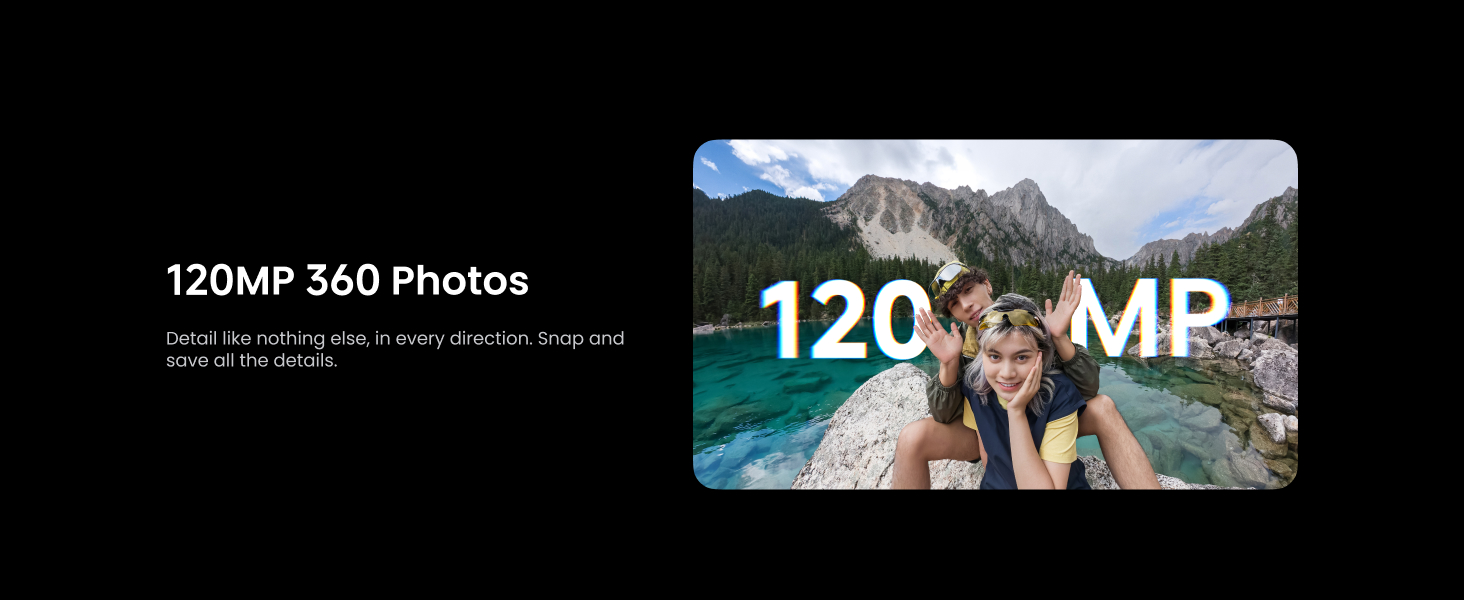 Insta360 X6 – fotografii 360 de 120 megapixeli