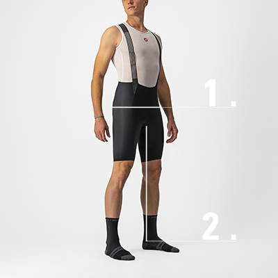 Castelli - ghid masuratori pantaloni barbati