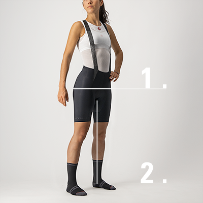 Castelli - masuratori pantaloni femei
