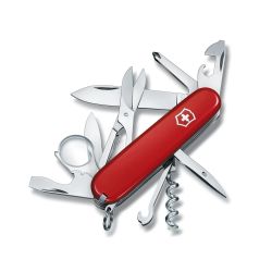 Victorinox - briceag multifunctional Explorer, 16 functii - argintiu rosu